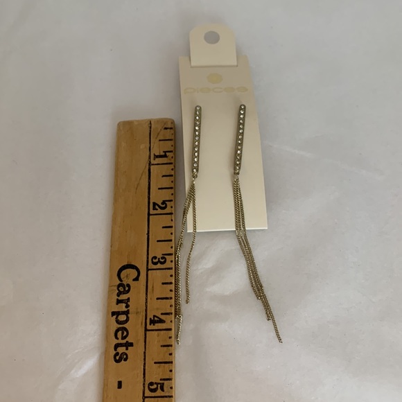 Pieces Gold Earrings - Picture 2 of 2